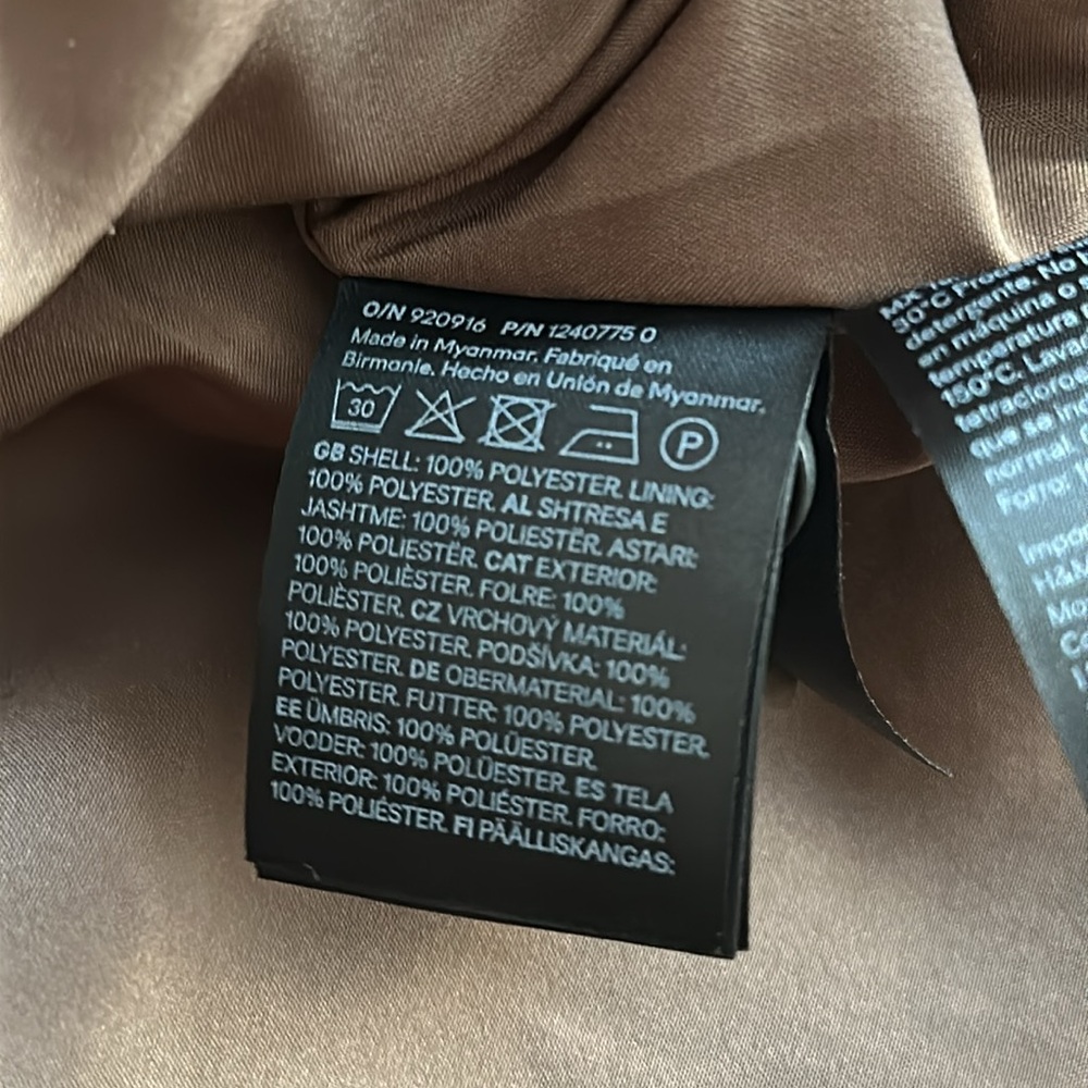 NWT 🏷️ H&M suede jacket (faux) - Picture 15 of 16